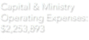 Capital & Ministry
Operating Expenses: $2,253,893